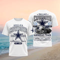Dallas Cowboys Football Helmet Stadium America Team Shirt