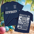 Dallas Cowboys Football Route 66 Centennial Anniversary Shirt