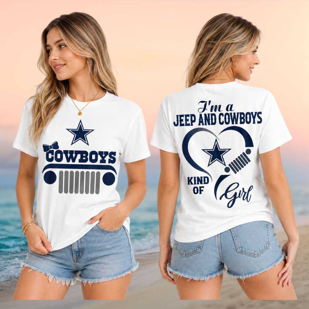 Dallas Cowboys Jeep Heartbeat Kind Of Girl Women Shirt