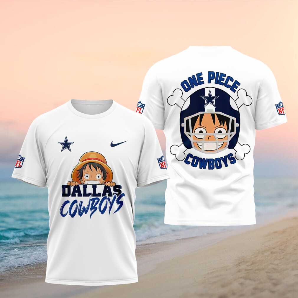 Dallas Cowboys One Piece Luffy Anime Football Shirt