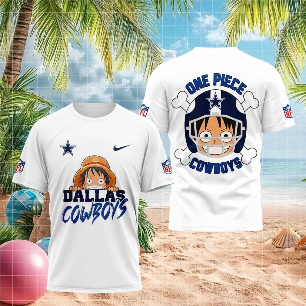 Dallas Cowboys One Piece Luffy Anime Football Shirt