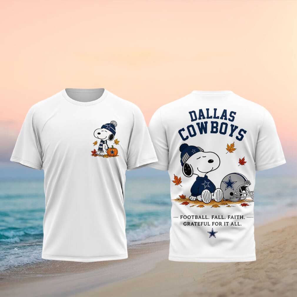 Dallas Cowboys Snoopy Pumpkin Autumn Football Shirt