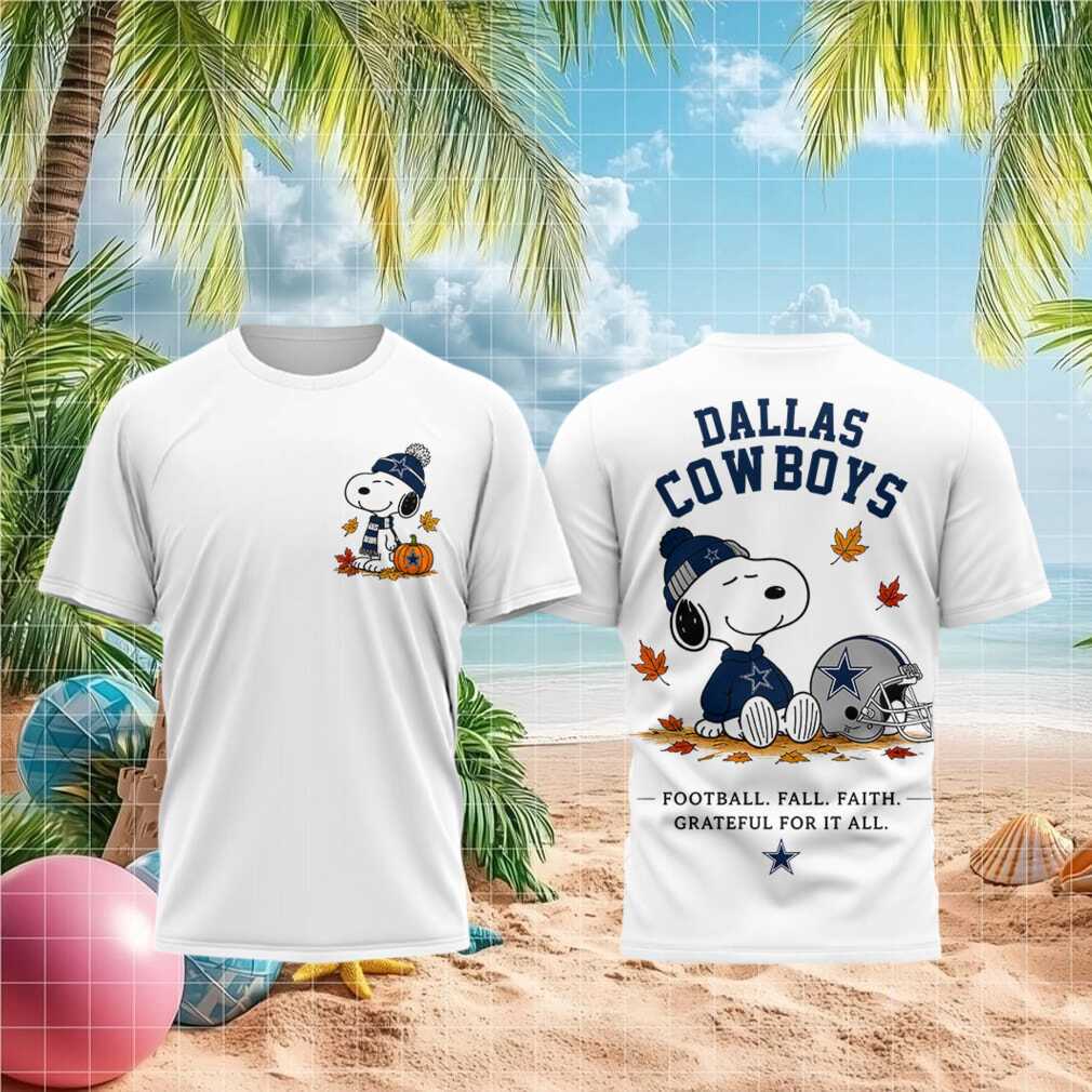 Dallas Cowboys Snoopy Pumpkin Autumn Football Shirt