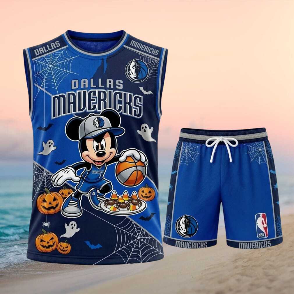 Dallas Mavericks Mickey Mouse Halloween Sports Shirt