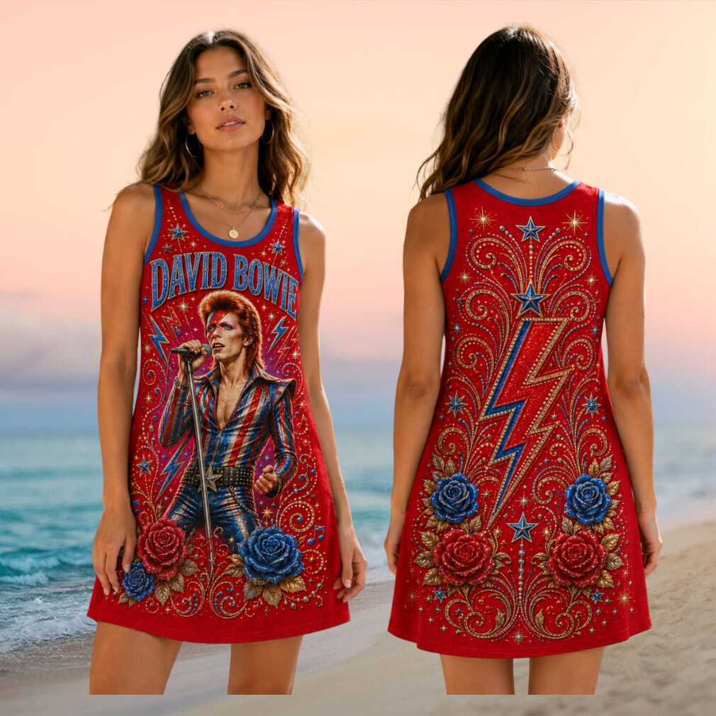 David Bowie Ziggy Stardust Glam Rock Tour Vintage Retro Concert Fans Women Shirt - Limotees LLC