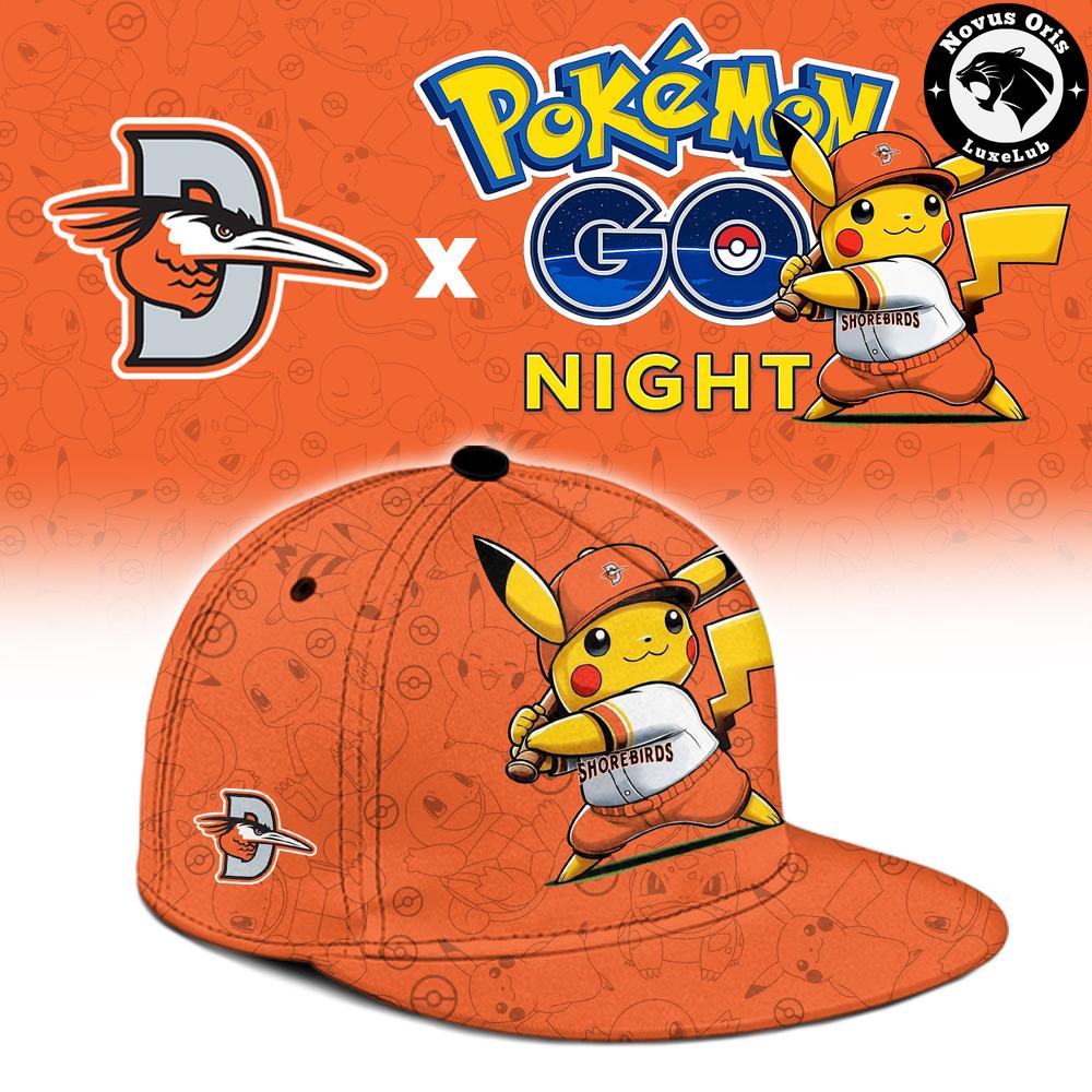Delmarva Shorebirds x Pokemon GO Night Mashup Limited Baseball Jersey