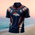 Denver Broncos Horse Mascot Football Polo Shirt - Limotees LLC