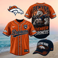 Denver Broncos Muscular Horse Broncos Country Baseball Jersey