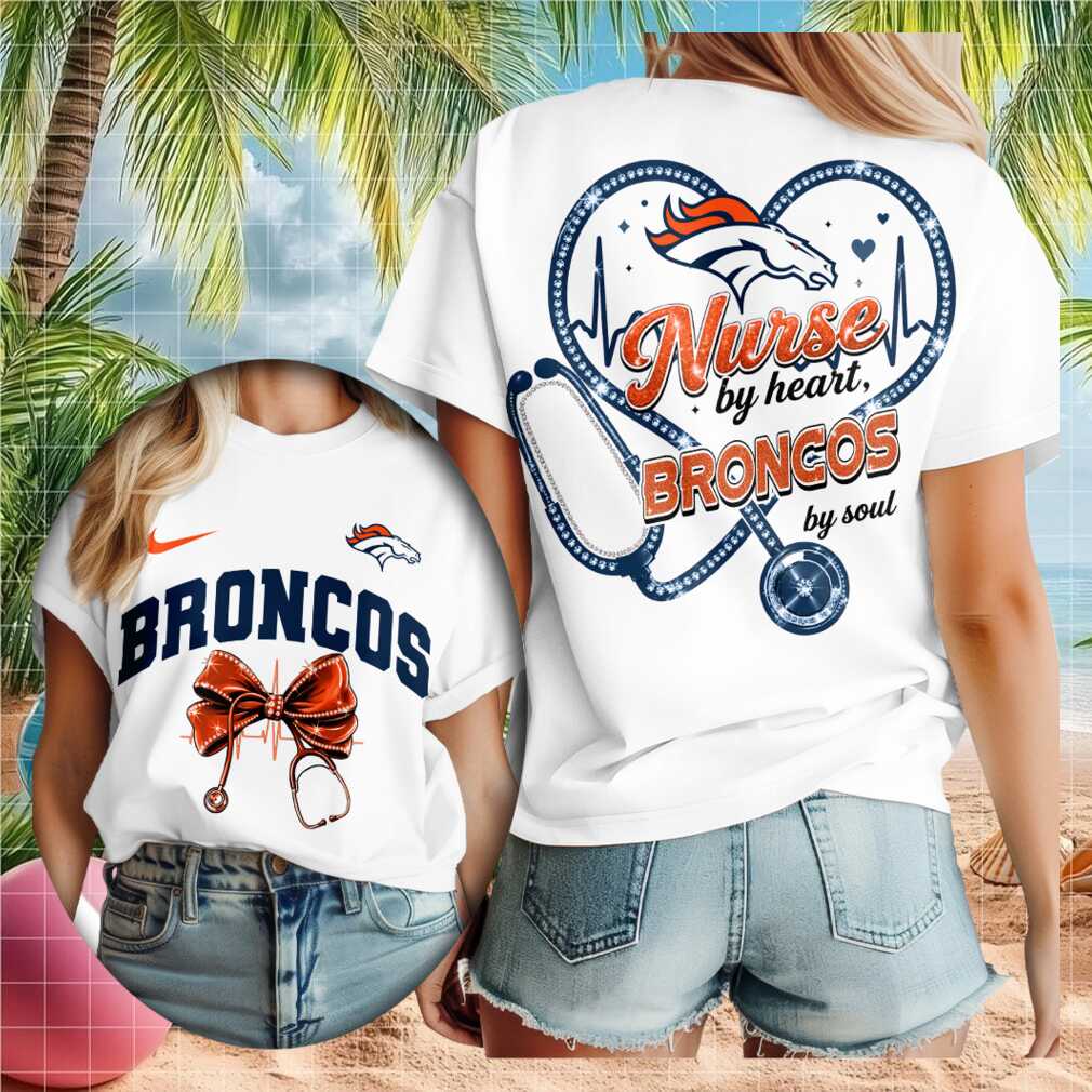 Denver Broncos Nurse Heartbeat Stethoscope Shirt