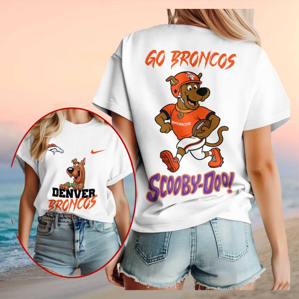 Denver Broncos Scooby Doo Football Cartoon Character Shirt