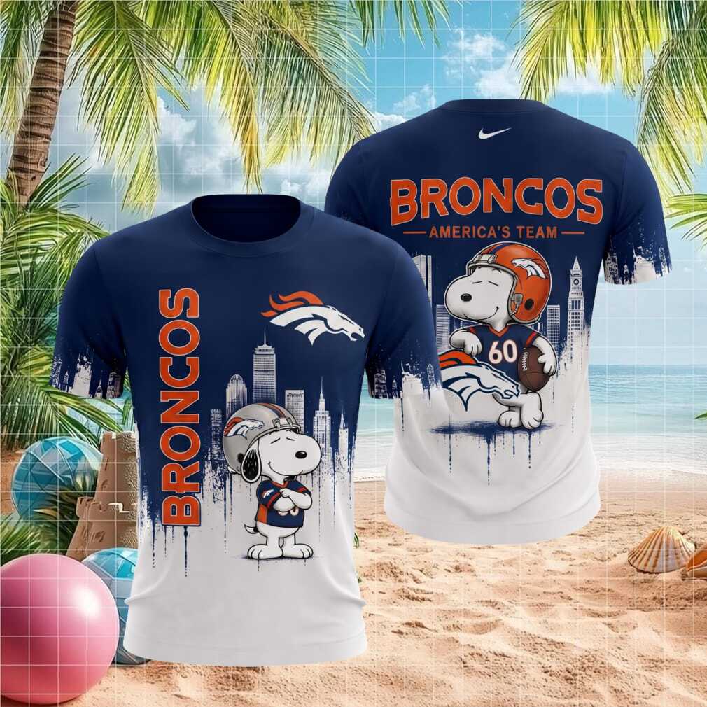 Denver Broncos Snoopy Football Americas Team Shirt