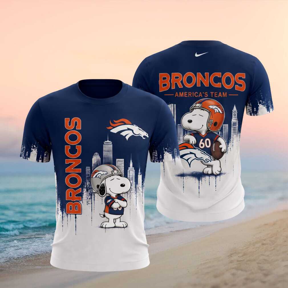 Denver Broncos Snoopy Football Americas Team Shirt