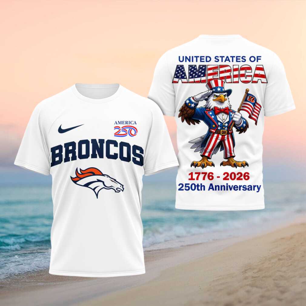 Denver Broncos USA 250th Anniversary Patriotic Uncle Sam Eagle Shirt - Limotees LLC