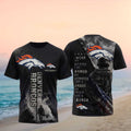 Denver Broncos Veteran US Flag Military Hero Shirt