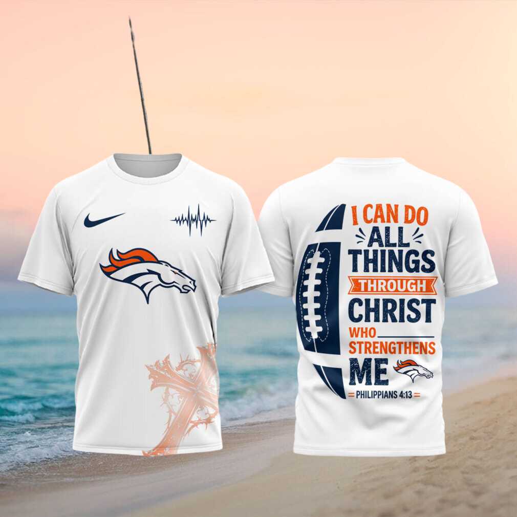 Denver Football Cross Religious Verse Shirt - Limotees LLC