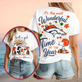 Denver Football Snoopy Autumn Fall Leaves Time Shirt