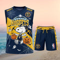 Denver Nuggets Snoopy Halloween Mountain Basketball Shirt