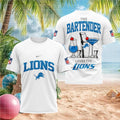 Detroit Lions Bartender Cocktail Graphic Shirt - Limotees LLC