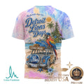 Detroit Lions Beach Parrot Tropical Summer T Shirt - Limotees LLC