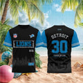 Detroit Lions Football Established 1930 Forged In Lion Retro Skyline Fans Gift Shirt - Limotees LLC