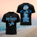 Detroit Lions Football God First Family Second Then Lions Shirt
