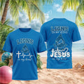Detroit Lions Jesus In My Heart Faith Shirt