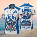 Detroit Lions One Pride Stadium Skyline Wings Football Shirt - Limotees LLC
