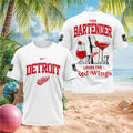 Detroit Red Wings Bartender Fan Hockey Graphic Shirt - Limotees LLC