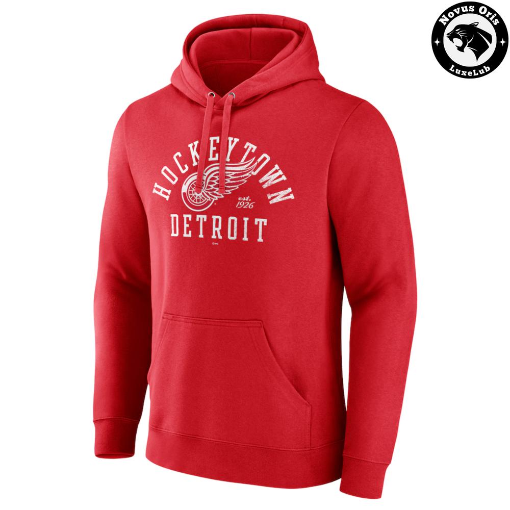 Detroit Red Wings NHL Hockey Arch Logo Graphic Hoodie