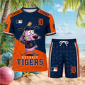 Detroit Tigers Courage The Cowardly Dog Baseball Shirt