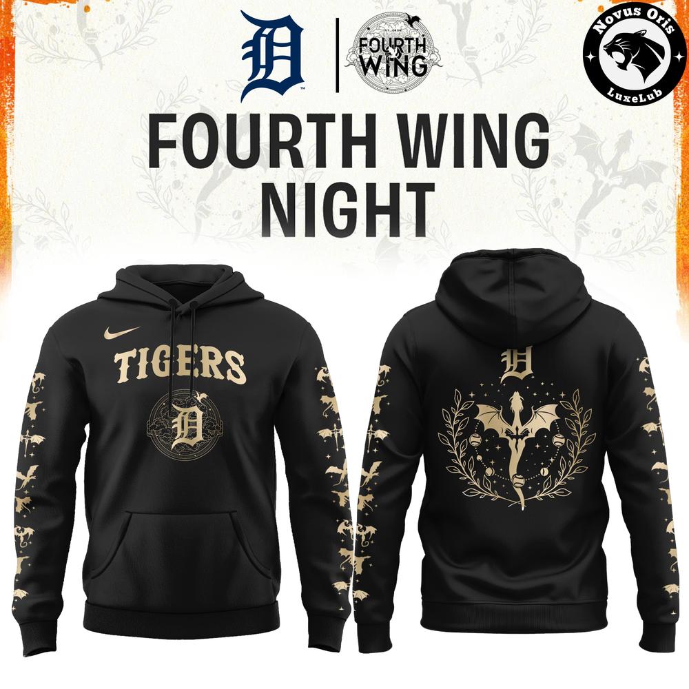 Detroit Tigers x Fourth Wing Night Limited Edition Hoodie