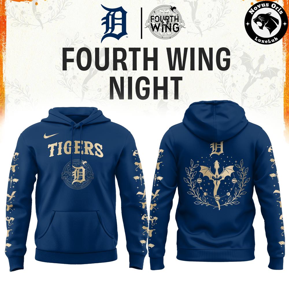 Detroit Tigers x Fourth Wing Night Limited Edition Hoodie