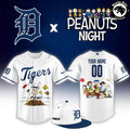 Detroit Tigers x Peanuts Night Limited Edition Baseball Jersey