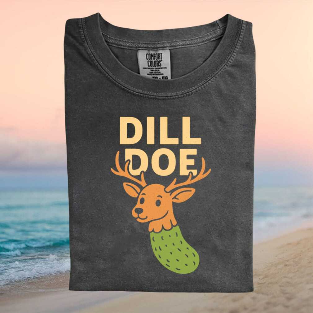 Dill Doe Pickle Deer Funny Pun Cute Graphic T Shirt - Limotees LLC