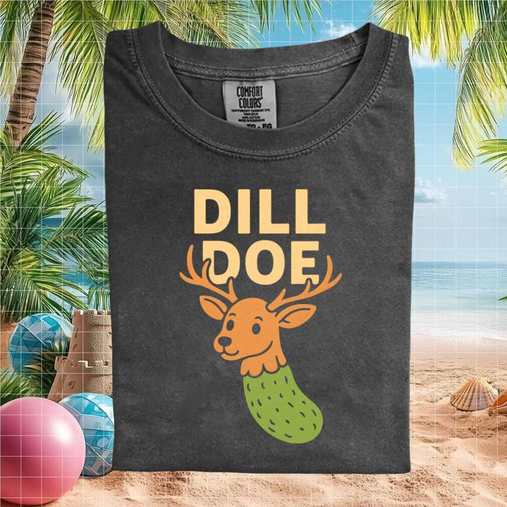 Dill Doe Pickle Deer Funny Pun Cute Graphic T Shirt - Limotees LLC