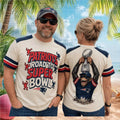 New England Patriots Monkey Trophy Road To Super Bowl Raglan Shirt