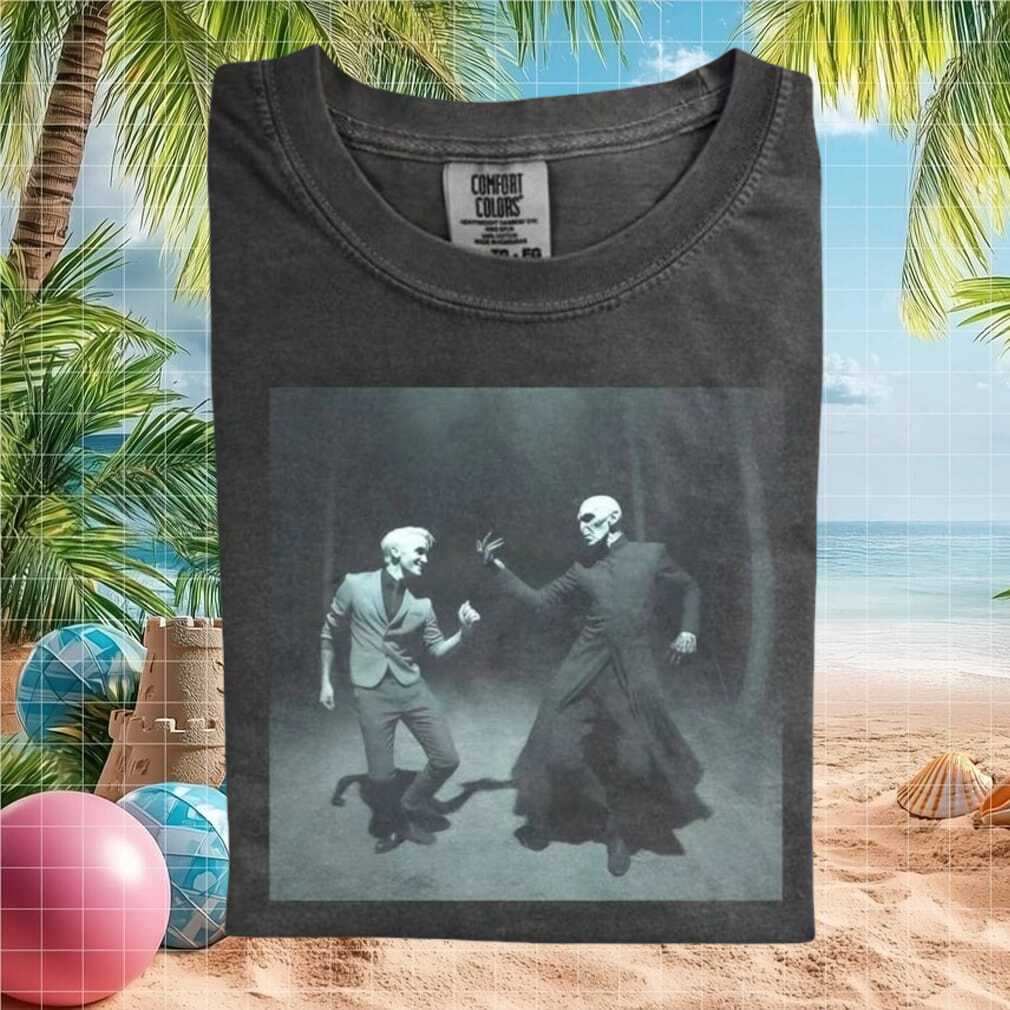 Draco Malfoy Voldemort Dark Arts Dance Mashup Funny Graphic T Shirt - Limotees LLC