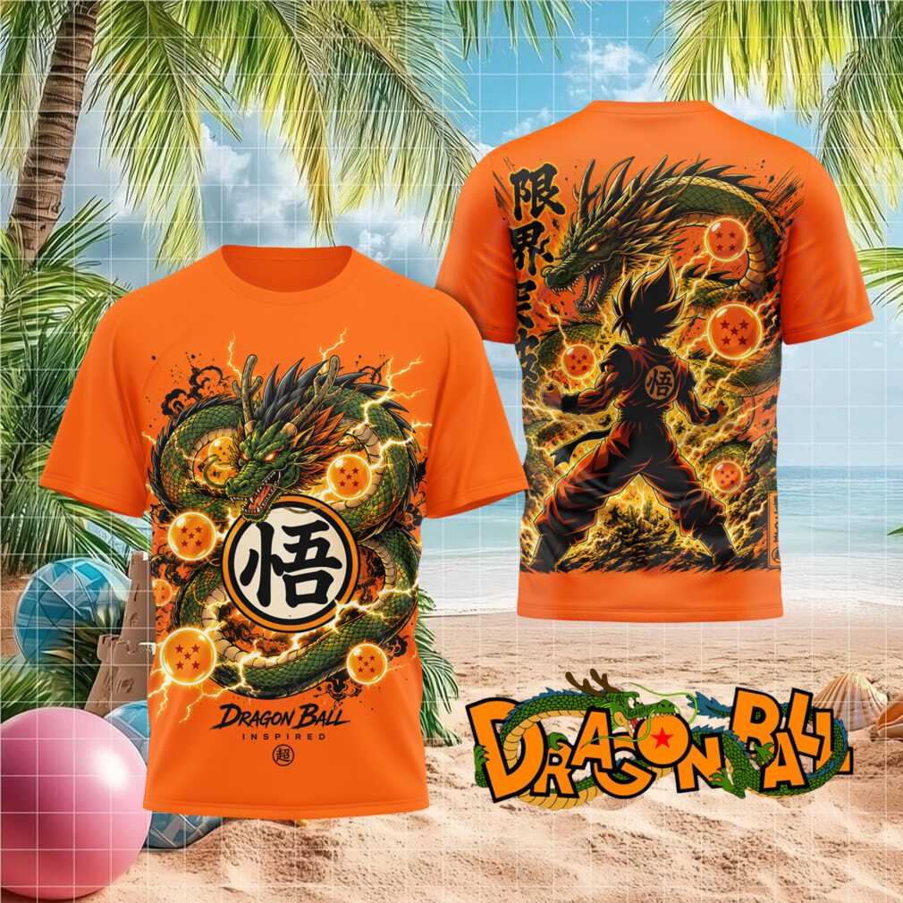 Dragon Ball Goku Super Saiyan Shenron Anime Shirt