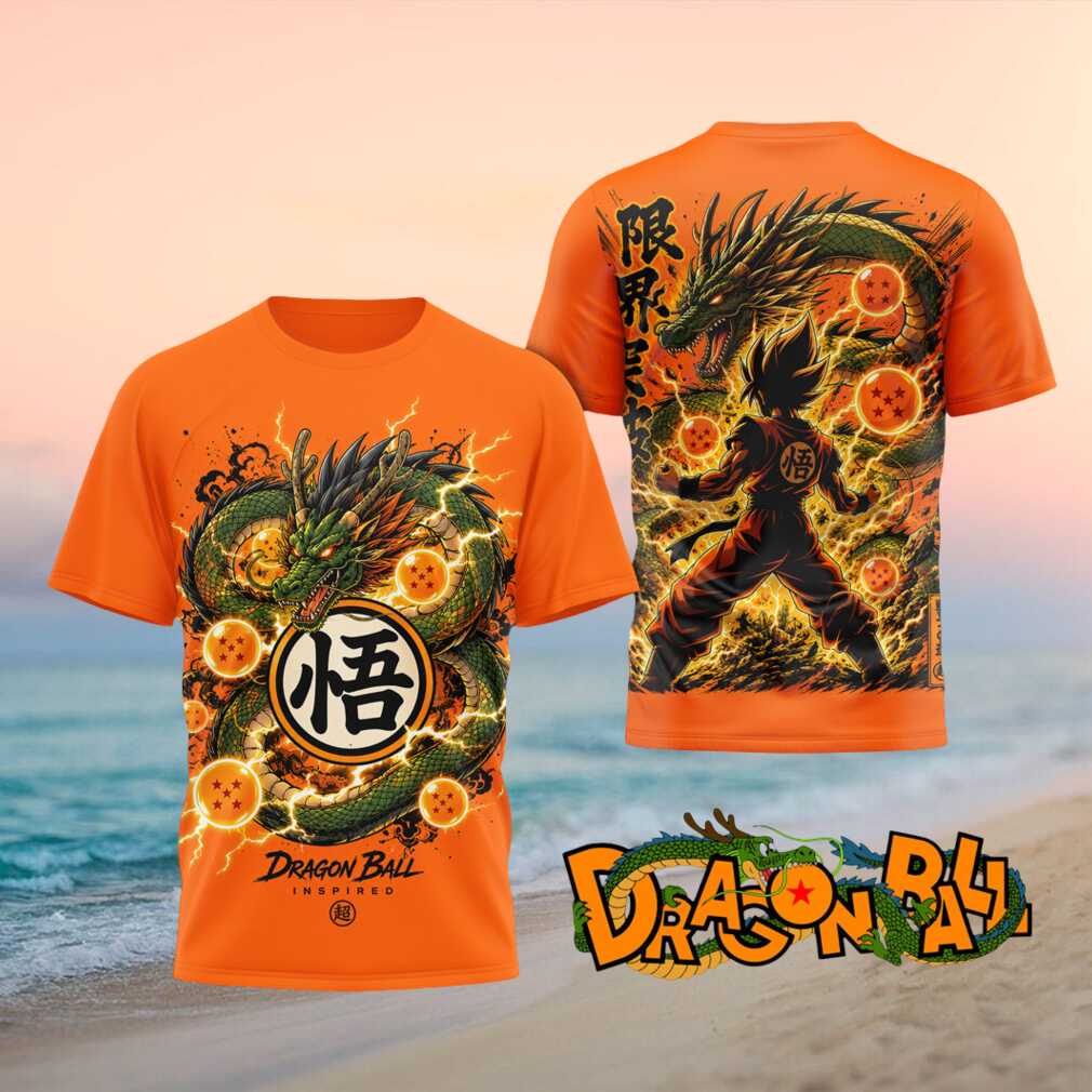 Dragon Ball Goku Super Saiyan Shenron Anime Shirt