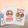 Dunkin Donuts Snoopy Peanuts Blooming With Kindness Coffee Cup Shirt