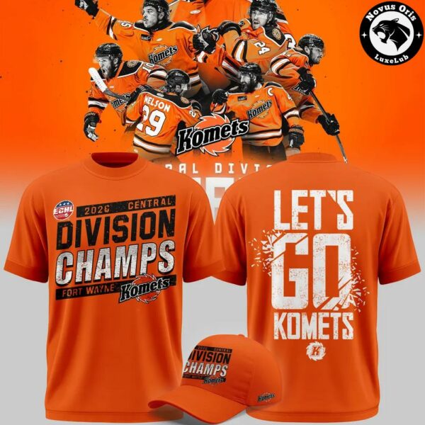 ECHL Fort Wayne Komets 2026 Division Champions T-Shirt