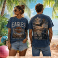 Eagles Fly High Ride Free Vintage Harley Davidson Eagle Biker Men Women Fans Shirt - Limotees LLC