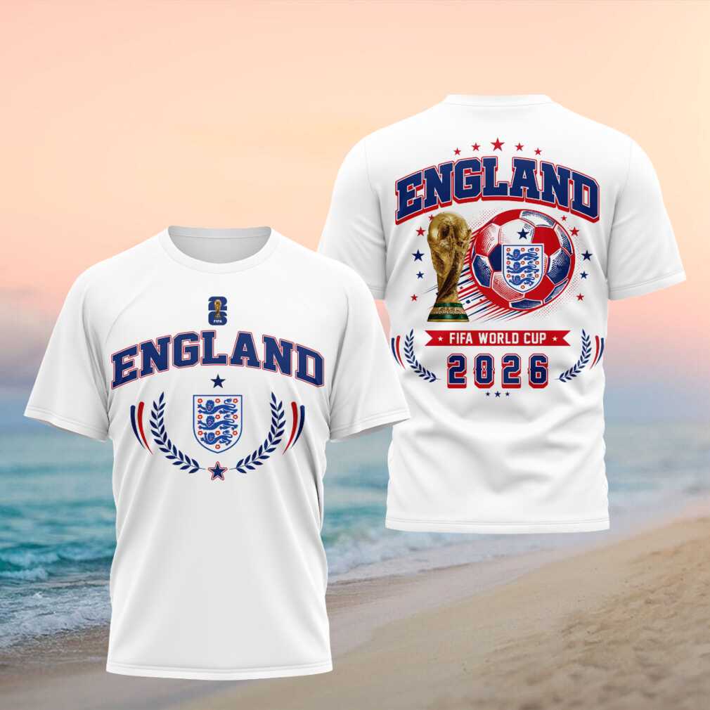 England FIFA World Cup 2026 National Soccer Team Sports Tournament Supporter Shirt - Limotees LLC