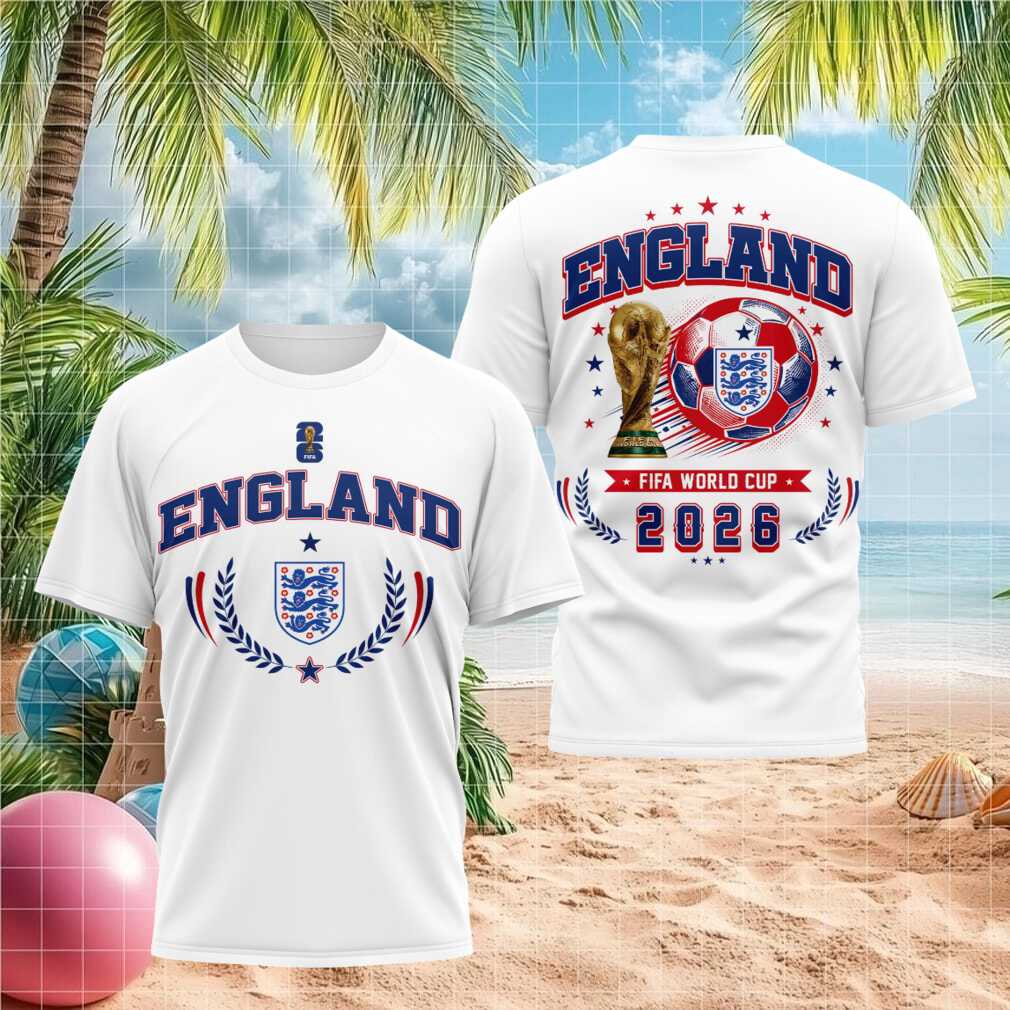 England FIFA World Cup 2026 National Soccer Team Sports Tournament Supporter Shirt - Limotees LLC