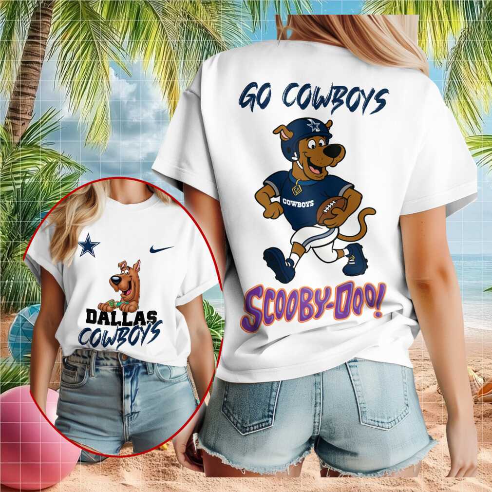 Dallas Cowboys Scooby Doo Football Cartoon Mascot Shirt - Limotees LLC