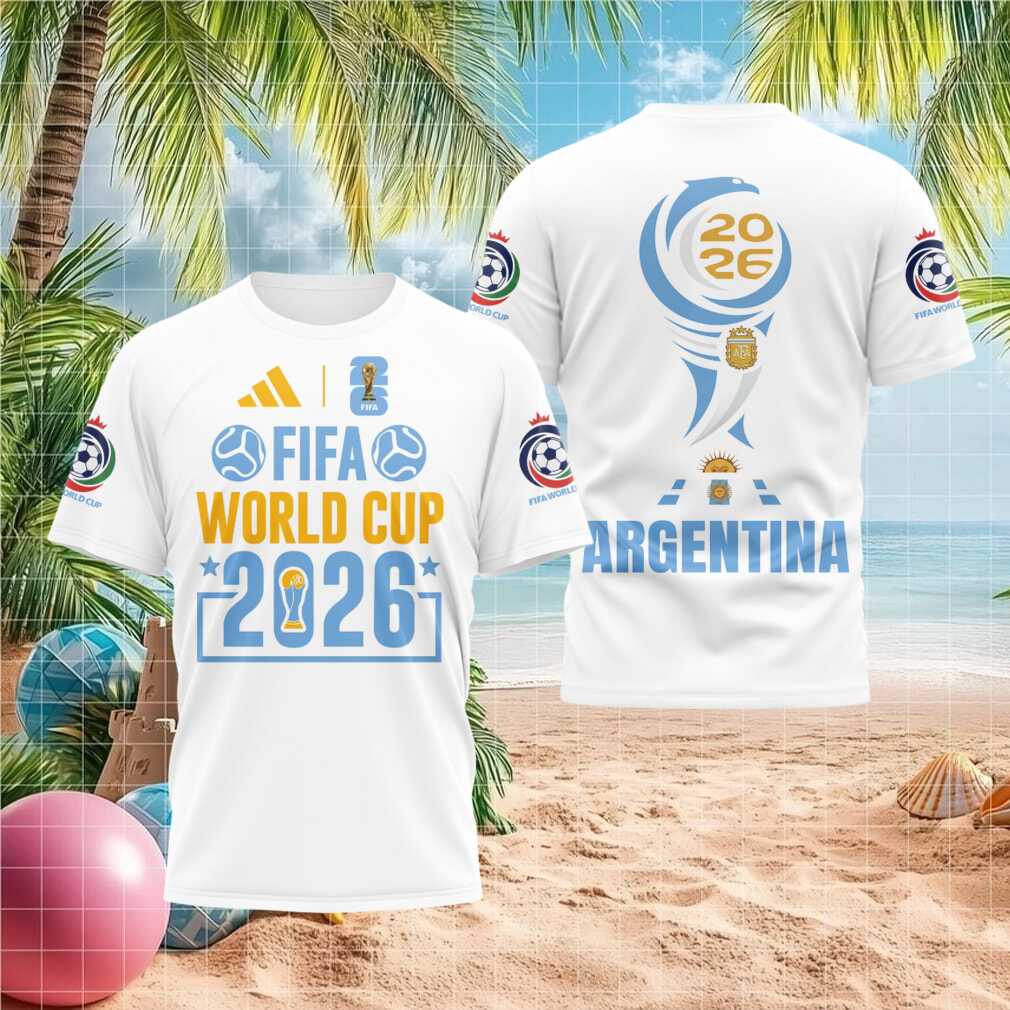 FIFA World Cup 2026 Argentina National Team Souvenir Supporters Fans Shirt - Limotees LLC