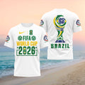 FIFA World Cup 2026 Brazil National Soccer Team Fans Official Style Shirt - Limotees LLC
