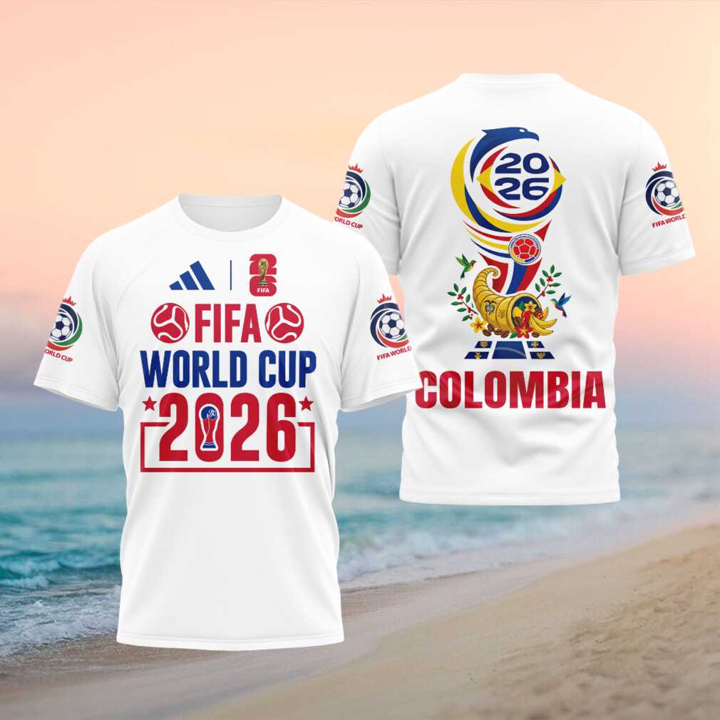 FIFA World Cup 2026 Colombia National Soccer Team Fans Sportswear Official Style Shirt