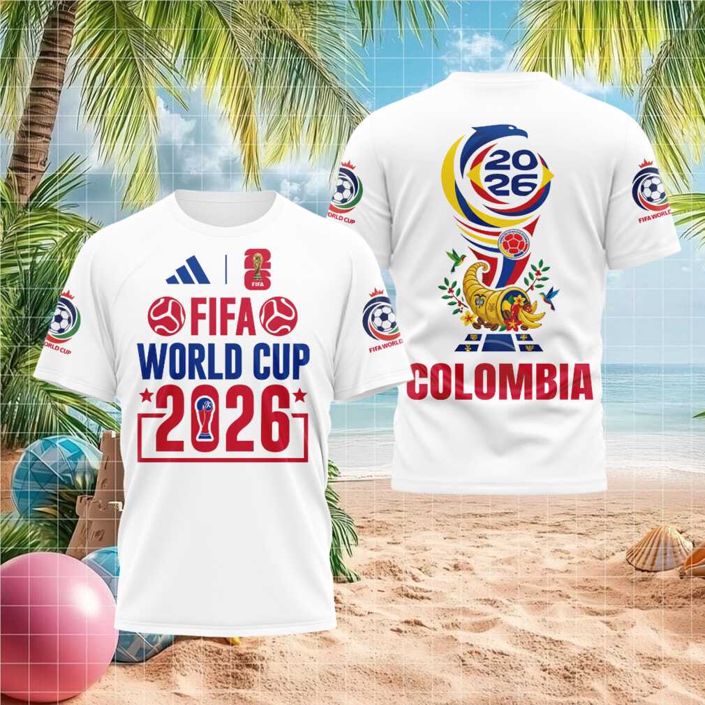FIFA World Cup 2026 Colombia National Soccer Team Fans Sportswear Official Style Shirt