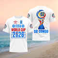 FIFA World Cup 2026 DR Congo National Team Souvenir Supporters Fans Shirt - Limotees LLC